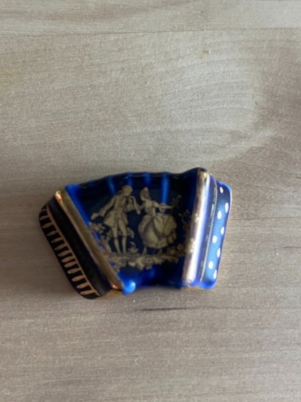 Limoges France Miniature Porcelain Accordion